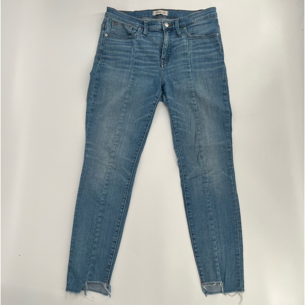 Madewell 9” High Rise Skinny Rough Hem Jeans Size 30 Women’s